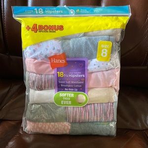 Girls Tagless Hipsters Underwear